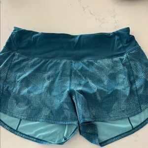 Teal Lulu Speed Up Shorts